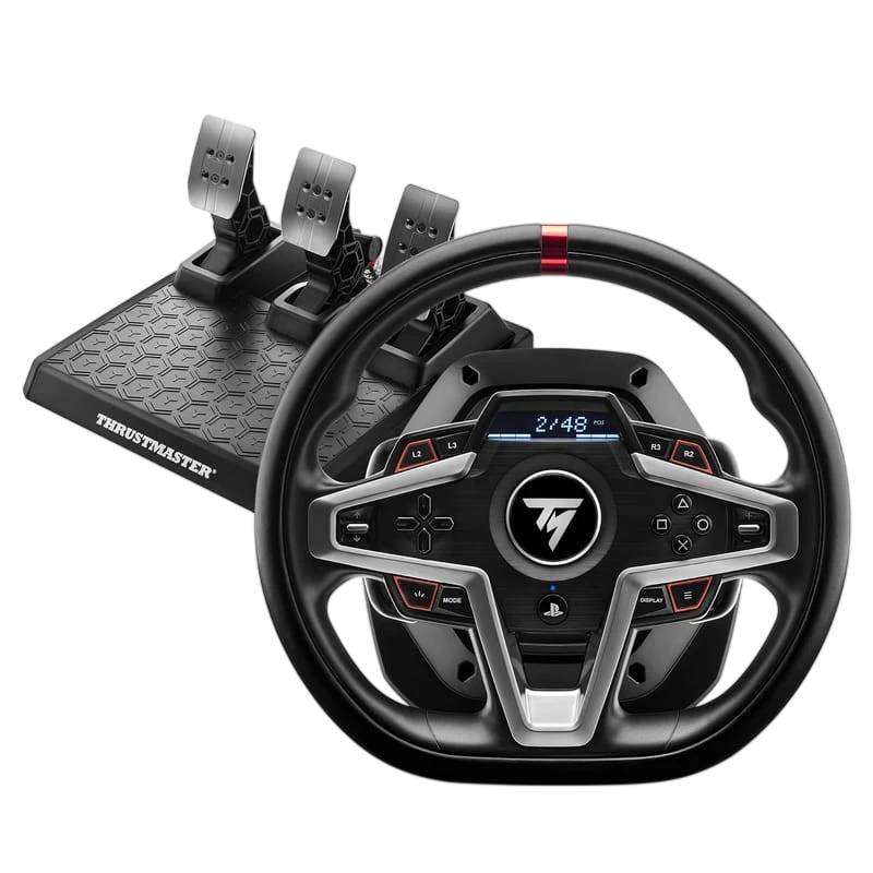 Thrustmaster T248 Force Feedback Adaptable PC PS4 PS5 Volant + Pédales