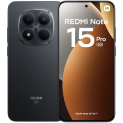 Xiaomi Redmi Note 15 Pro 5G 8GB/512GB Noir 6,83 pouces AMOLED 120Hz 200MP 6580mAh 90W NFC