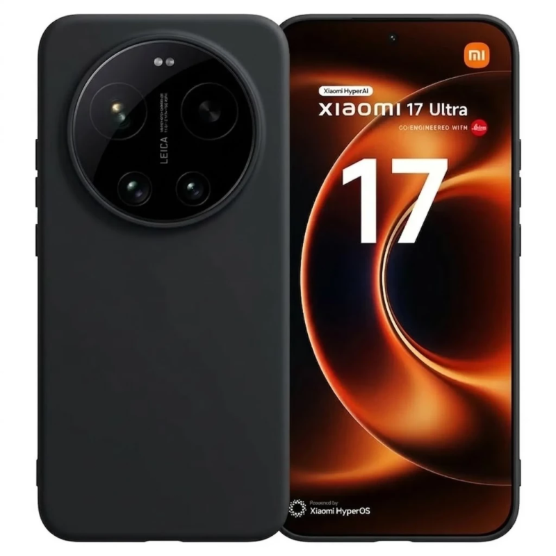 Coque Xiaomi 17 Ultra Square Liquid Premium Noir