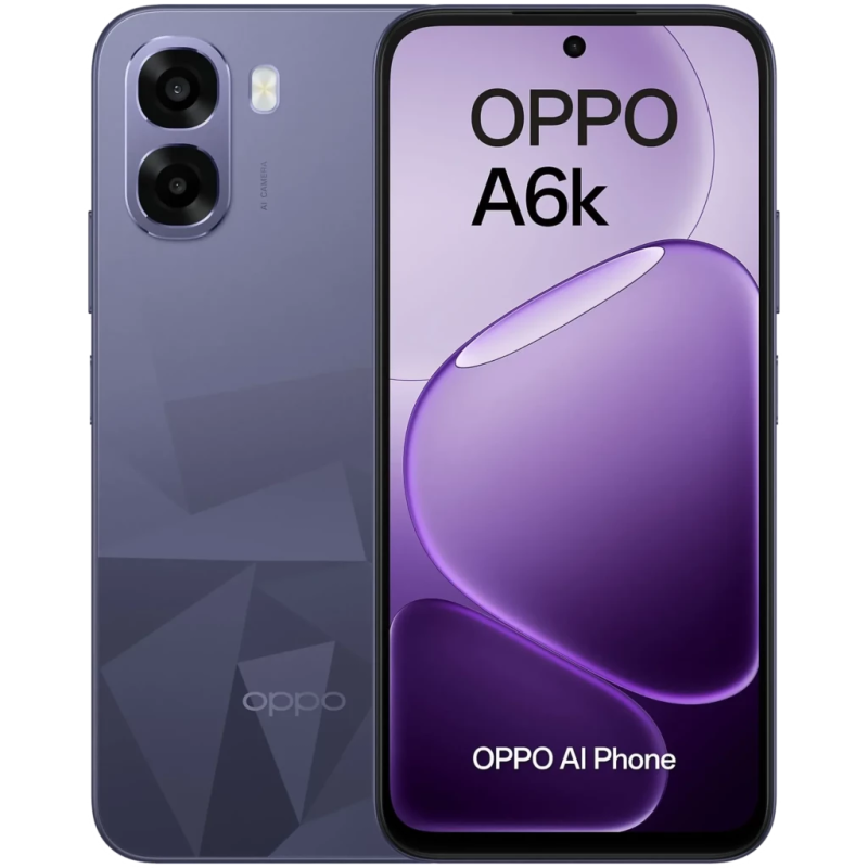 OPPO A6k 4GB/256GB Noir 6,75 pouces LCD 120Hz 6100mAh NFC