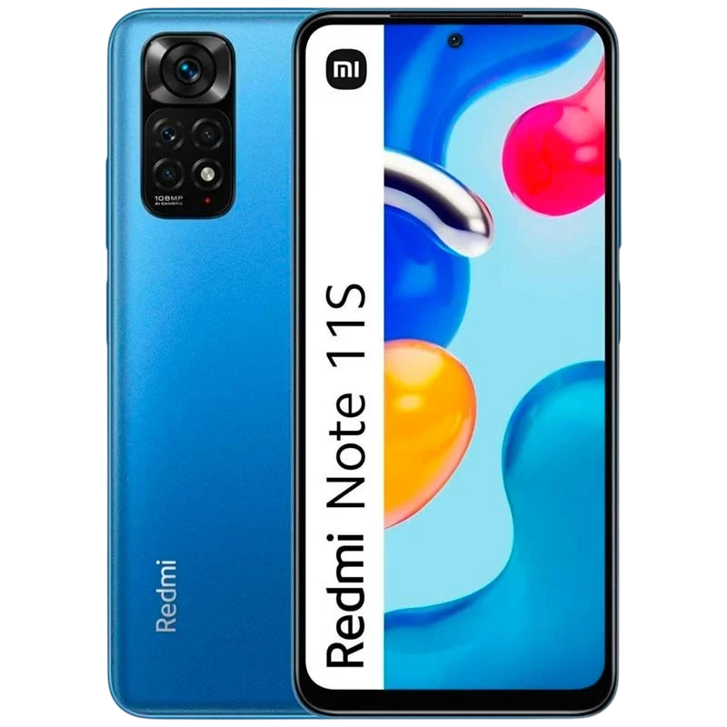 Xiaomi Redmi Note 11s 6GB/128GB Bleu 6,43 pouces AMOLED 90Hz 108MP 5000mAh 33W