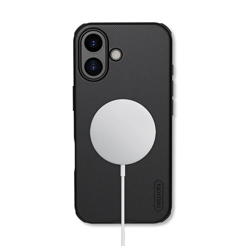 Nillkin Étui Super Frosted Shield Pro Magnetic pour iPhone 17 Pro / iPhone 18 Pro Noir