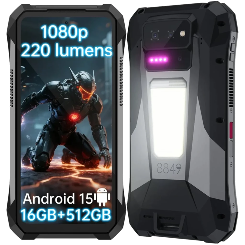 Unihertz 8849 Tank X 5G 16GB/512GB IP68 6,78 pouces IPS 120Hz 17600mAh 120W NFC