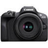 Canon EOS R100 + RF-S 18-45mm F4.5-6.3 IS STM Kit 24,1 MP 4K APS-C 3 pouces WiFi Appareil photo hybride