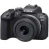 Canon EOS R10 avec Objectif RF-S 18-45mm F4.5-6.3 IS STM APS-C 24,2MP, Vidéo 4K stabilisateur 2,95 pouces Appareil photo hybride