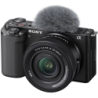 Sony ZV-E10 + E PZ 16-50mm F3.5-5.6 OSS II Vlogging APS-C 24,2 MP stabilisateur WiFi Bluetooth 4.1 Appareil photo hybride