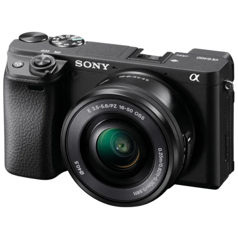 Sony α ILCE-6400AK 4K Mise au point 0,02s APS-C WiFi Bluetooth Appareil photo hybride + Objectif 16-50mm