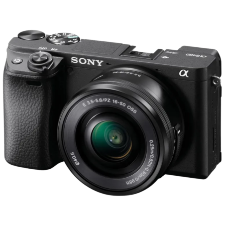 Sony α ILCE-6400AK 4K Mise au point 0,02s APS-C WiFi Bluetooth Appareil photo hybride + Objectif 16-50mm
