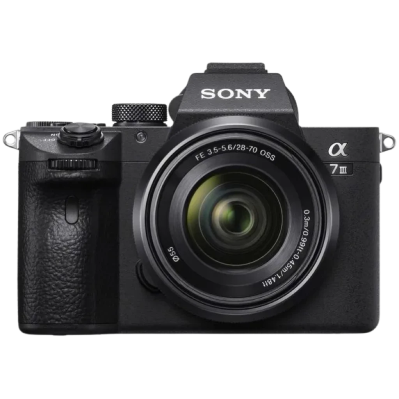 Sony Alpha 7 III 24,2 MP Full Frame 4K HDR avec 28-70mm OSS WiFi Bluetooth 4.1 Appareil photo hybride