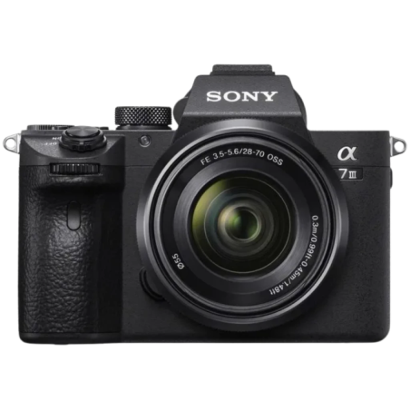 Sony Alpha 7 III 24,2 MP Full Frame 4K HDR avec 28-70mm OSS WiFi Bluetooth 4.1 Appareil photo hybride