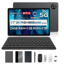 Blackview Zeno 10 5G 6GB/128GB Noir 11 pouces IPS 90Hz 16MP 8800mAh Tablette
