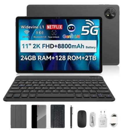 Blackview Zeno 10 5G 6GB/128GB Noir 11 pouces IPS 90Hz 16MP 8800mAh Tablette