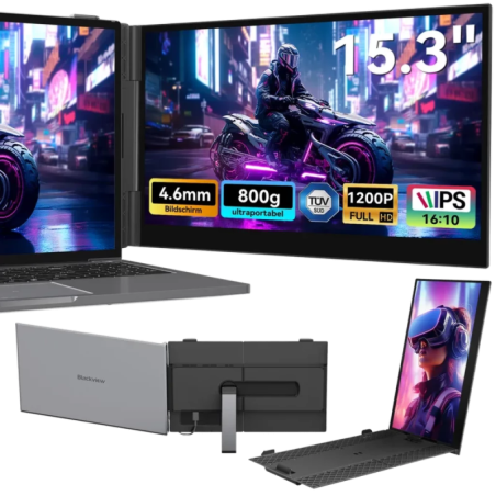 Blackview SCM8 Gris 15,3 pouces IPS Écran