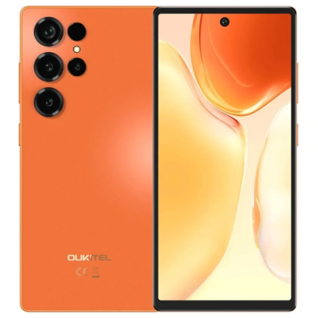Oukitel C66 4G 4GB/128GB Orange 6,73 pouces IPS 120Hz 64MP 5000mAh 18W NFC
