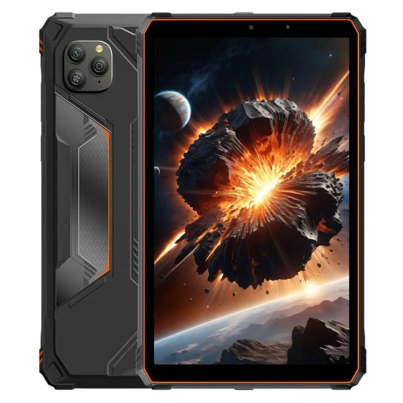 Blackview Active 5 4G 6GB/128GB Orange Rugged IP68/IP69K 8,68 pouces IPS 16MP 6600mAh Tablette