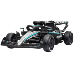 Mercedes-AMG Petronas F1 12V avec Télécommande Parentale Noir Vert Petronas lumières LED musique Voiture électrique enfant