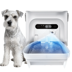 Petkit Eversweet Ultra AI Health Care Pet Water Fountain Blanc acier inoxydable appli 26dB 14 jours Abreuvoir automatique