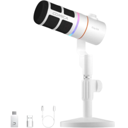 COMICA EJoy D10 Pro (D) Noir cardioïde 40m de portée 45h 48kHz Microphone sans fil gaming