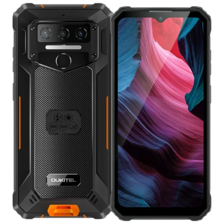 Oukitel WP23S 4G 4GB/64GB Orange IP68 6,52 pouces IPS 13MP 10600mAh NFC