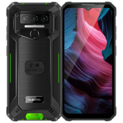 Oukitel WP23S 4G 4GB/64GB Vert IP68 6,52 pouces IPS 13MP 10600mAh 18W NFC