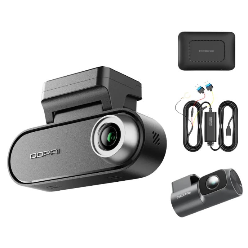 DDPAI N5 Dual 2026 2CH 4K avec module 4G arrière Full HD WiFi 5GHz commande vocale supercondensateur ADAS Dashcam