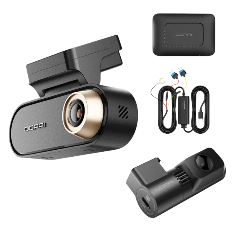 DDPAI N5 Pro 2CH 4K + 2K avec module 4G WiFi 5GHz vision nocturne ADAS Dashcam