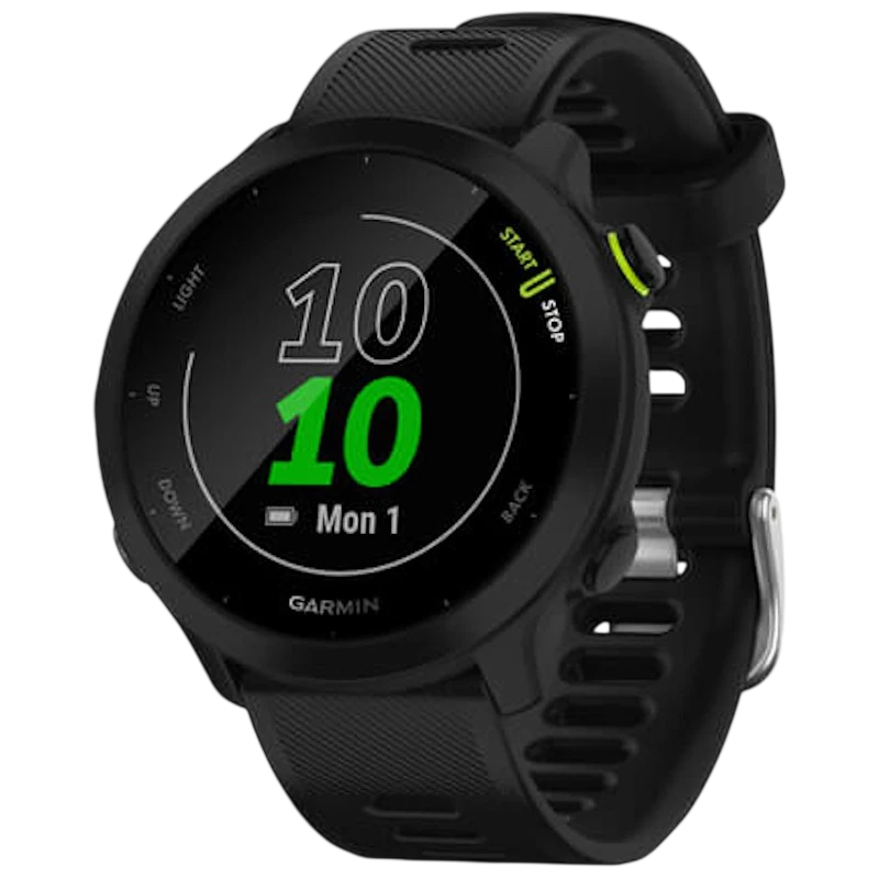 Garmin Forerunner 55 Noir 1,04 pouces MIP 14 jours 5ATM Smartwatch