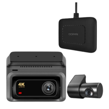 DDPAI Z60 2CH 4K avec module Cloud 4G arrière Full HD GPS WiFi 5GHz 3 pouces mode parking Dashcam