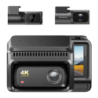 DDPAI Z60T 3CH 4K WiFi 5GHz HDR vision nocturne mode parking Dashcam
