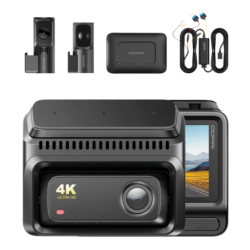 DDPAI Z60T 3CH 4K avec module 4G WiFi 5GHz HDR vision nocturne mode parking Dashcam