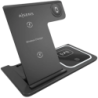 Aisens ASCH-15BK3BKC043-BK 3-en-1 Qi 15 BK pliable Noir - Socle de recharge sans fil