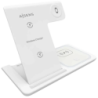 Aisens ASCH-15W3WC044-W 3-en-1 Qi 15 W pliable blanc - Socle de recharge sans fil