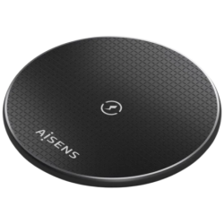 Aisens ASCH-15W1WC058-W Chargeur sans fil Qi 15 W USB-C - Socle de recharge noir