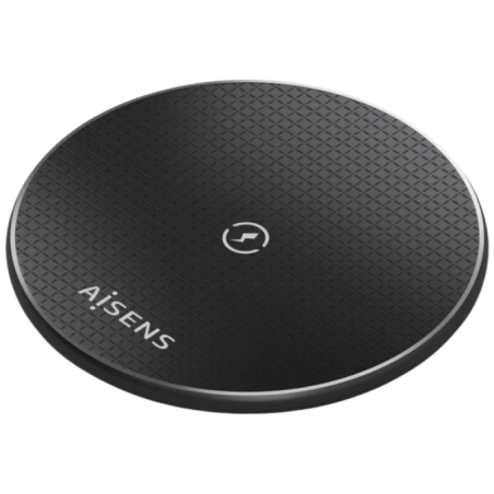Aisens ASCH-15W1WC058-W Chargeur sans fil Qi 15 W USB-C - Socle de recharge noir