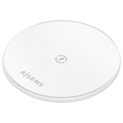 Aisens ASCH-15W1WC057-W Chargeur sans fil Qi 15 W USB-C - Socle de recharge blanc