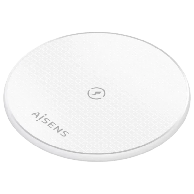 Aisens ASCH-15W1WC057-W Chargeur sans fil Qi 15 W USB-C - Socle de recharge blanc