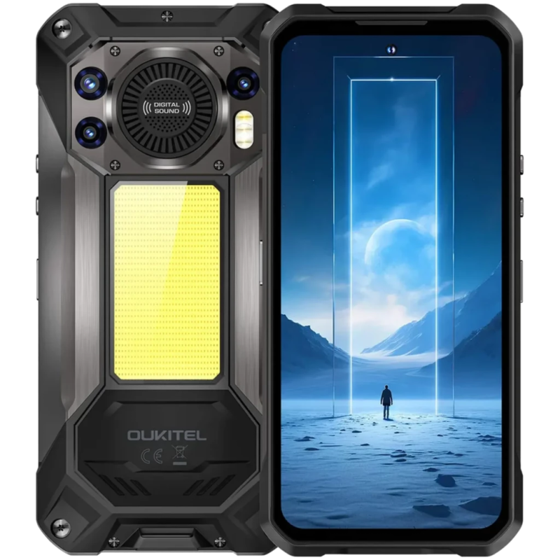 Oukitel WP61 12GB/512GB Rugged IP68/IP69K 6,8 pouces IPS 120Hz 108MP 20000mAh 45W NFC