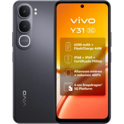 Vivo Y31 5G 6GB/512GB Noir 6,72 pouces IPS 120Hz 50MP 6500mAh 44W NFC