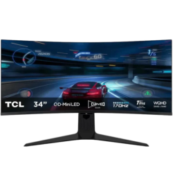 TCL R83 34R83Q 34 pouces 2K Mini LED 170Hz 1ms incurvé UltraWide Écran