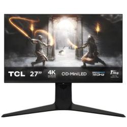 TCL R83 27R83U Noir/Blanc 27 pouces 4K HVA Mini LED 160Hz 1ms HDR1400 Écran