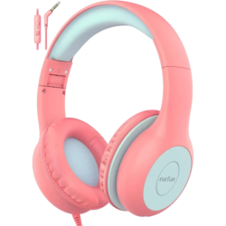 EarFun K1 Rose/Bleu pour enfants Arceau avec micro Casque