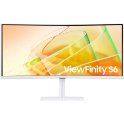 Samsung LS34C650TAUXEN Blanc 34 pouces 2K VA 100Hz 5ms FreeSync incurvé UltraWide Écran