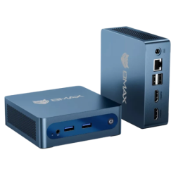 BMAX MaxMini B1 Plus Intel Celeron J3355 6 GB 128 GB SSD Windows 11 WiFi 5 Bluetooth 4.2 Mini PC