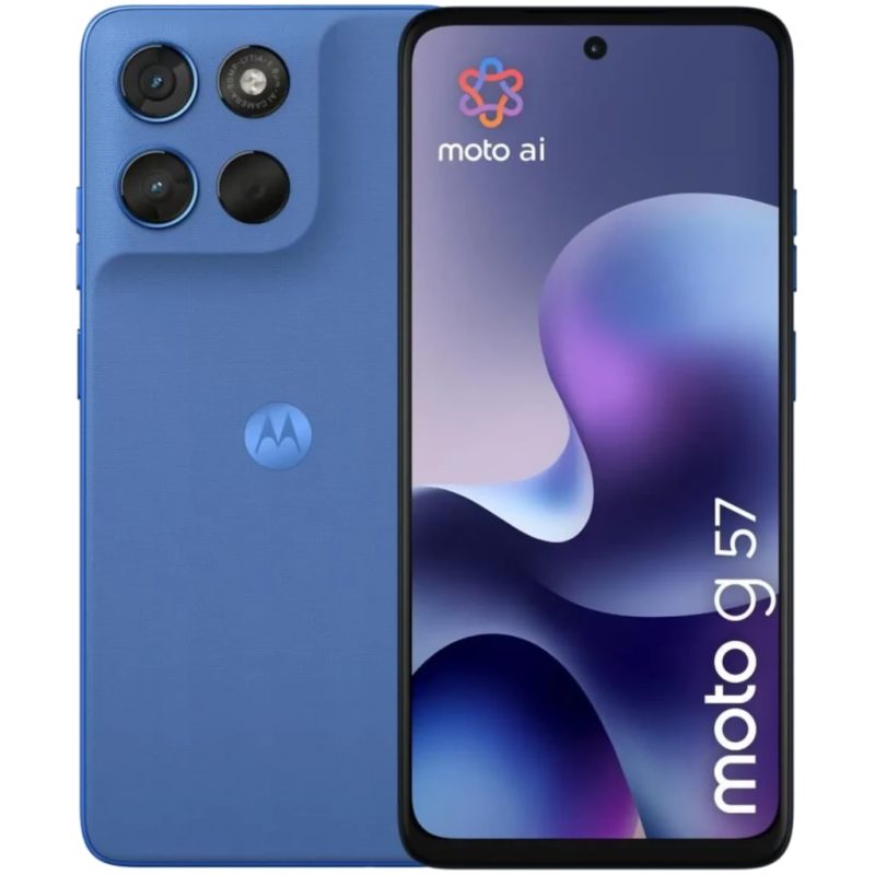 Motorola Moto G57 5G 8GB/256GB Bleu 6,72 pouces LCD 120Hz 50MP 5200mAh 30W NFC