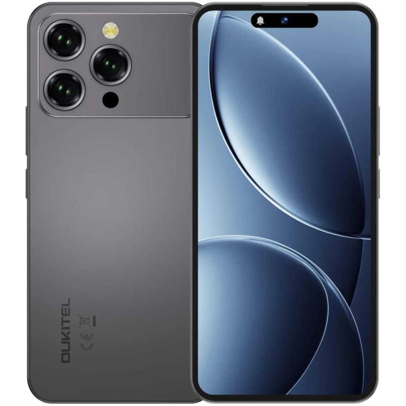 Oukitel P1 Pro 4GB/256GB Noir 6,7 pouces AMOLED 120Hz 50MP 5150mAh 18W NFC