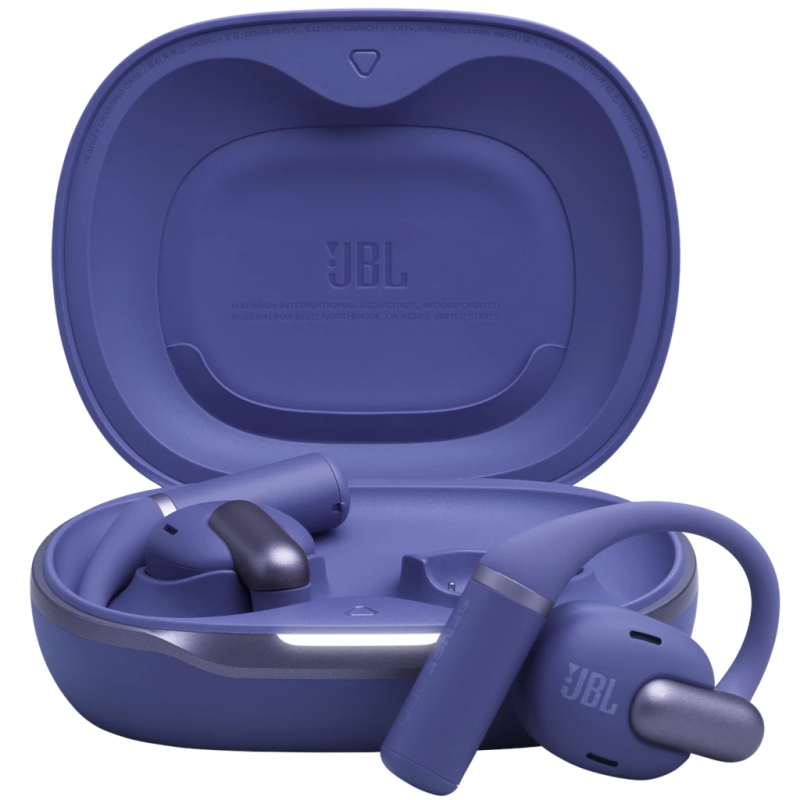 JBL Sense Pro Open-Ear Bleu Bluetooth 6.0 38h IP54 Multipoint Écouteurs sans fil