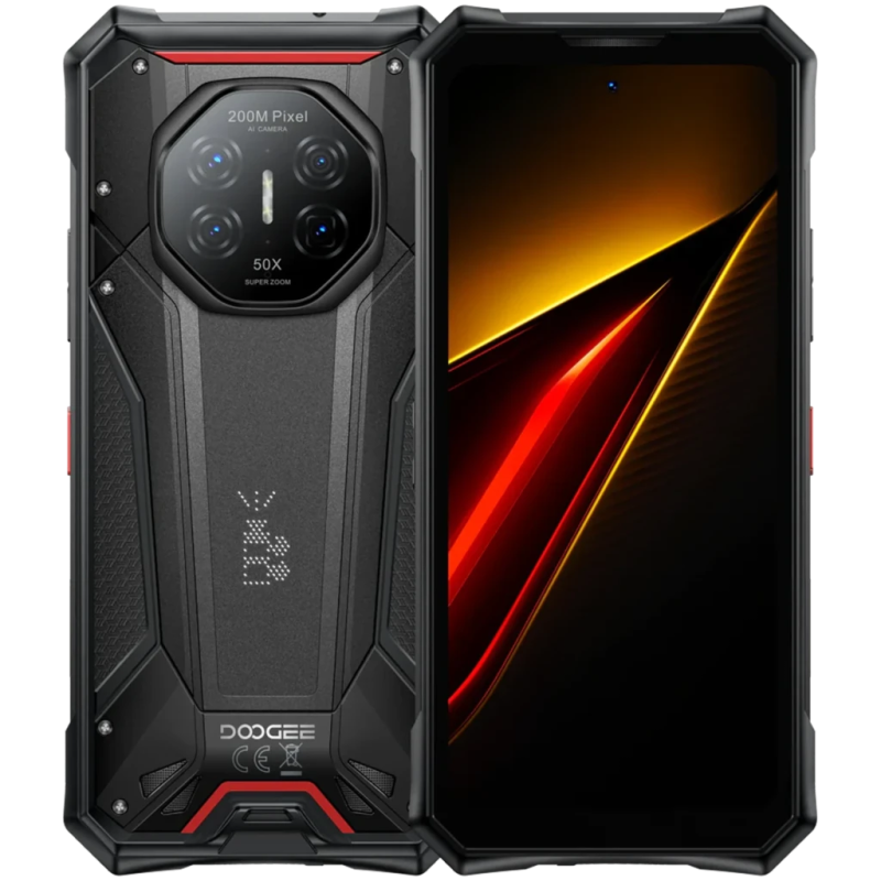 Doogee S300 Pro 16GB/512GB Noir Rugged IP68/IP69K 6,78 pouces IPS 120Hz 200MP 11000mAh 120W