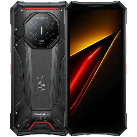 Doogee S300 Pro 16GB/512GB Noir Rugged IP68/IP69K 6,78 pouces IPS 120Hz 200MP 11000mAh 120W