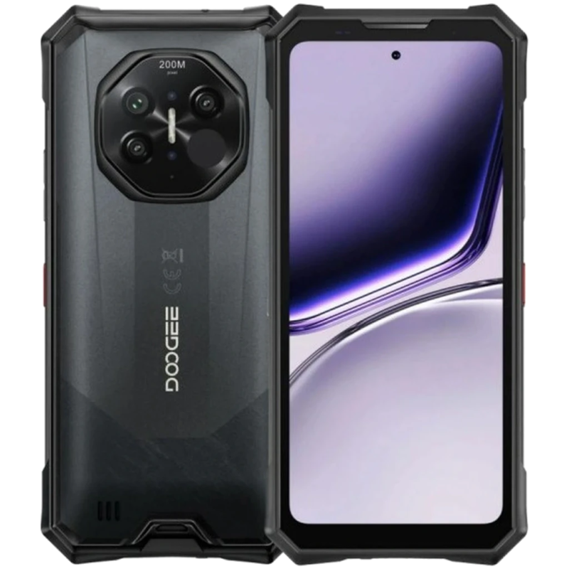 Doogee S300 Plus Thermal 12GB/1TB Noir Rugged IP68/IP69K 6,78 pouces IPS 200MP 11000mAh NFC