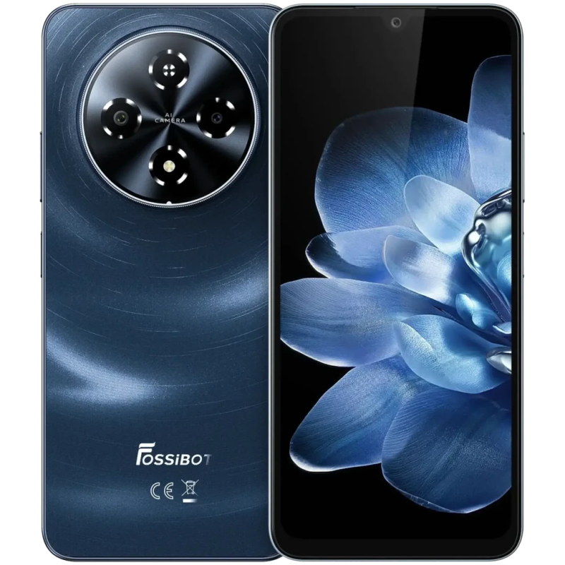 Fossibot S5 Pro 8GB/256GB Noir 6,88 pouces IPS 120Hz 50MP 6000mAh NFC